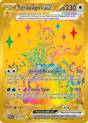 Terapagos ex - 180/131 card from SV: Prismatic Evolutions