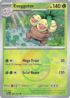 Exeggutor (Poke Ball Pattern) card from SV: Prismatic Evolutions