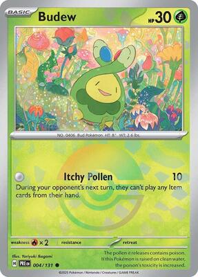 Budew (Poke Ball Pattern) card from SV: Prismatic Evolutions