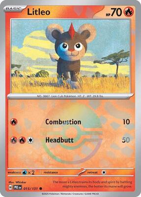 Litleo (Poke Ball Pattern) card from SV: Prismatic Evolutions