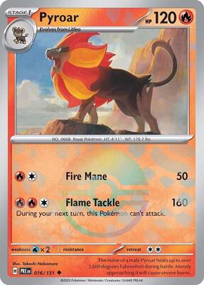 Pyroar (Poke Ball Pattern) card from SV: Prismatic Evolutions