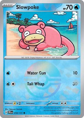 Slowpoke (Poke Ball Pattern) card from SV: Prismatic Evolutions