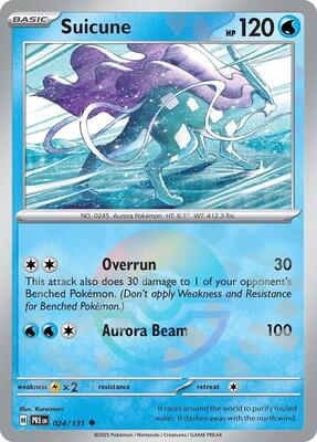 Suicune (Poke Ball Pattern) card from SV: Prismatic Evolutions
