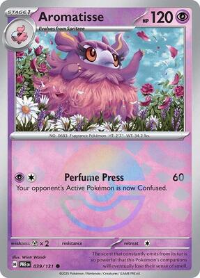 Aromatisse (Poke Ball Pattern) card from SV: Prismatic Evolutions