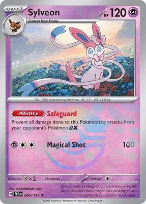 Sylveon (Poke Ball Pattern) card from SV: Prismatic Evolutions