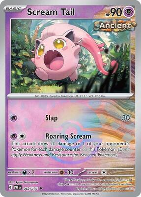 Scream Tail (Poke Ball Pattern) card from SV: Prismatic Evolutions