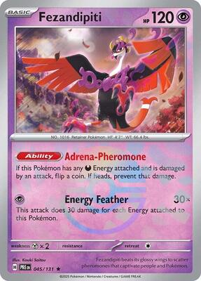 Fezandipiti (Poke Ball Pattern) card from SV: Prismatic Evolutions