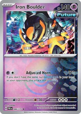 Iron Boulder (Poke Ball Pattern) card from SV: Prismatic Evolutions