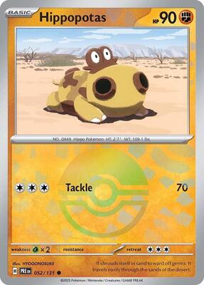 Hippopotas (Poke Ball Pattern) card from SV: Prismatic Evolutions