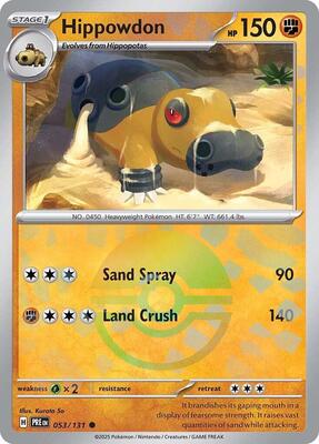 Hippowdon (Poke Ball Pattern) card from SV: Prismatic Evolutions
