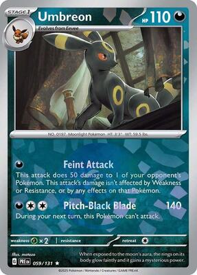 Umbreon (Poke Ball Pattern) card from SV: Prismatic Evolutions