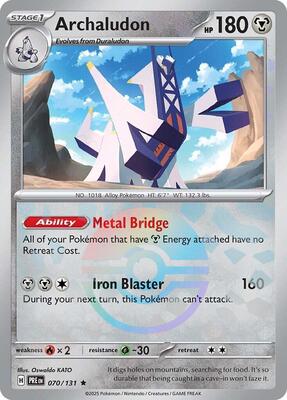 Archaludon (Poke Ball Pattern) card from SV: Prismatic Evolutions