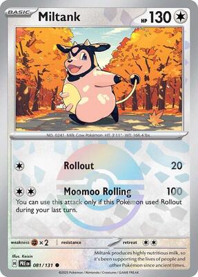 Miltank (Poke Ball Pattern) card from SV: Prismatic Evolutions
