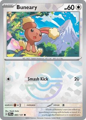Buneary (Poke Ball Pattern) card from SV: Prismatic Evolutions