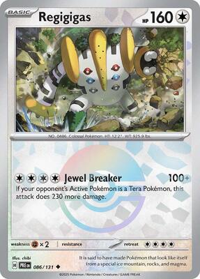 Regigigas (Poke Ball Pattern) card from SV: Prismatic Evolutions