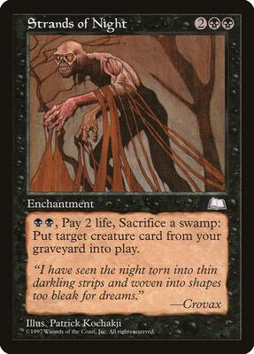 Strands of Night card from Weatherlight