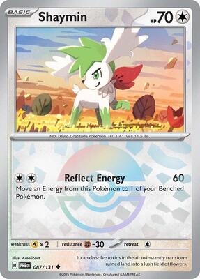 Shaymin (Poke Ball Pattern) card from SV: Prismatic Evolutions