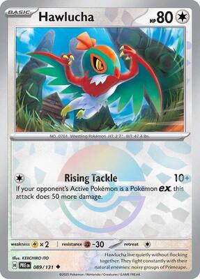 Hawlucha (Poke Ball Pattern) card from SV: Prismatic Evolutions