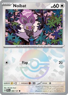 Noibat (Poke Ball Pattern) card from SV: Prismatic Evolutions