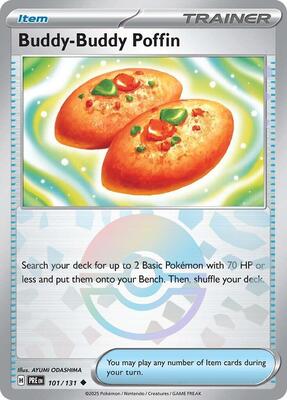 Buddy-Buddy Poffin (Poke Ball Pattern) card from SV: Prismatic Evolutions