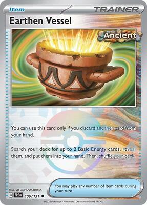 Earthen Vessel (Poke Ball Pattern) card from SV: Prismatic Evolutions