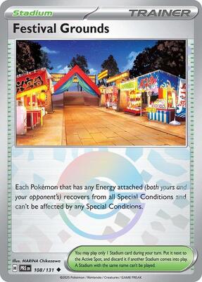 Festival Grounds (Poke Ball Pattern) card from SV: Prismatic Evolutions