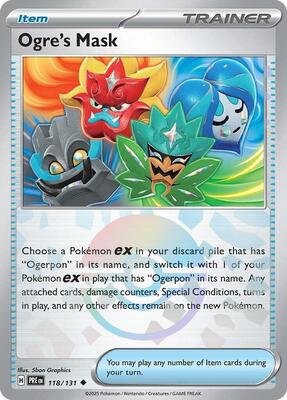 Ogre's Mask (Poke Ball Pattern) card from SV: Prismatic Evolutions