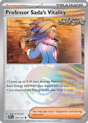 Professor Sada's Vitality (Poke Ball Pattern) card from SV: Prismatic Evolutions