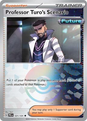 Professor Turo's Scenario (Poke Ball Pattern) card from SV: Prismatic Evolutions