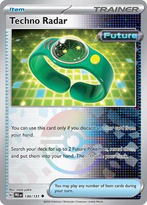 Techno Radar (Poke Ball Pattern) card from SV: Prismatic Evolutions