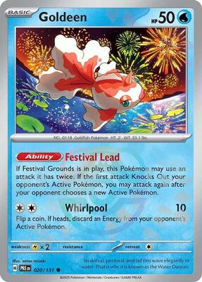 Goldeen (Master Ball Pattern) card from SV: Prismatic Evolutions
