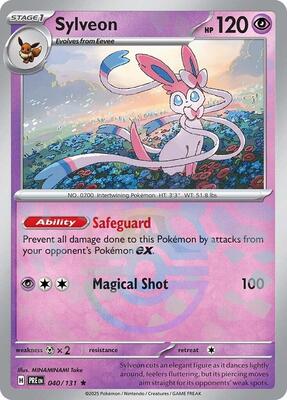 Sylveon (Master Ball Pattern) card from SV: Prismatic Evolutions