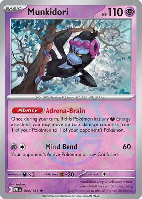 Munkidori (Master Ball Pattern) card from SV: Prismatic Evolutions