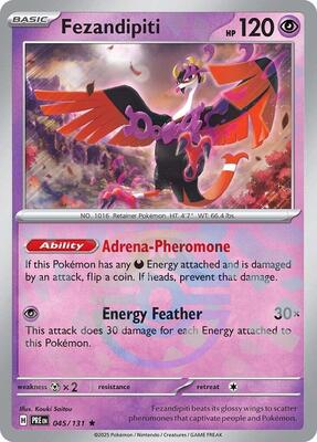 Fezandipiti (Master Ball Pattern) card from SV: Prismatic Evolutions