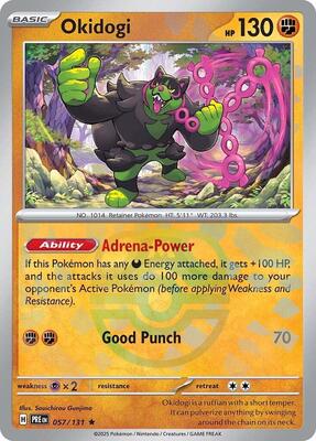 Okidogi (Master Ball Pattern) card from SV: Prismatic Evolutions
