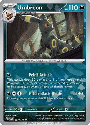 Umbreon (Master Ball Pattern) card from SV: Prismatic Evolutions