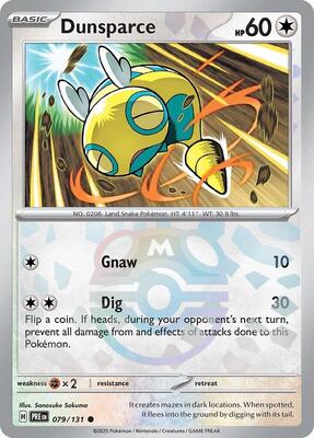 Dunsparce (Master Ball Pattern) card from SV: Prismatic Evolutions