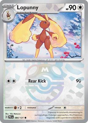 Lopunny (Master Ball Pattern) card from SV: Prismatic Evolutions