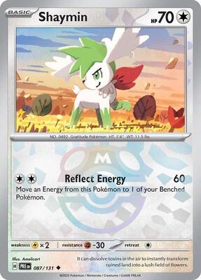 Shaymin (Master Ball Pattern) card from SV: Prismatic Evolutions