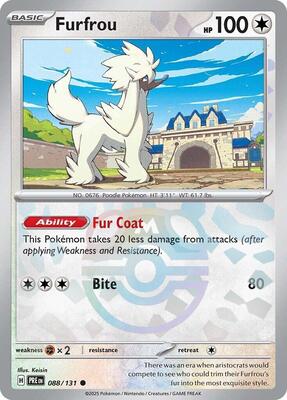 Furfrou (Master Ball Pattern) card from SV: Prismatic Evolutions