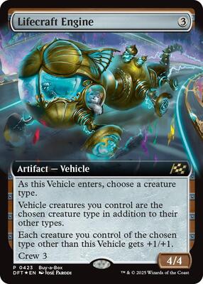 Lifecraft Engine (Extended Art) card from Buy-A-Box Promos