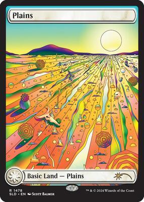 Plains (1478) card from Secret Lair Drop Series