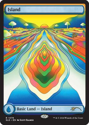 Island (1479) card from Secret Lair Drop Series