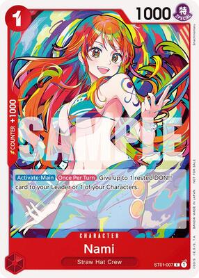 Nami (2025 New Year Event) card from One Piece Promotion Cards