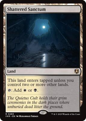 Shattered Sanctum card from Innistrad Remastered