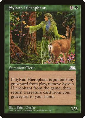 Sylvan Hierophant card from Weatherlight