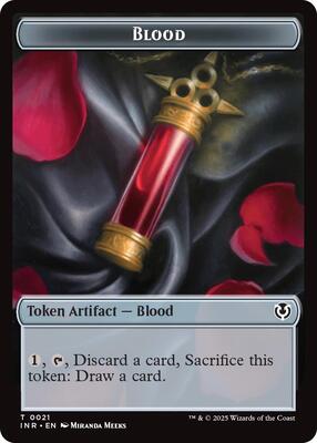 Blood // Clue Double-Sided Token card from Innistrad Remastered