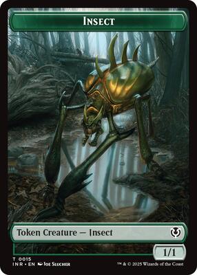 Insect // Spider Double-Sided Token card from Innistrad Remastered