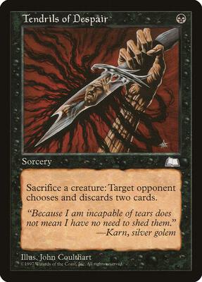 Tendrils of Despair card from Weatherlight