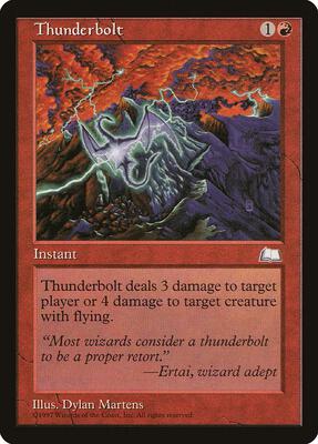 Thunderbolt card from Weatherlight
